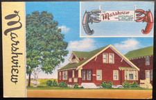 Vintage Postcard 1930-1945 Marshview Restaurant, West Scarboro, Maine picture