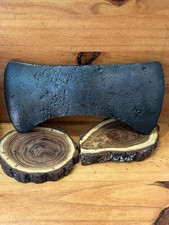 Vintage Unmarked 3+ Lb Double Bit Axe Head Very Old Iron picture