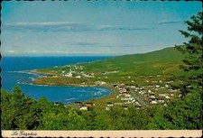 UNIC Postcard La Gaspésie Grande Vallée Gaspé Nord Québec Scenic Panoramic picture