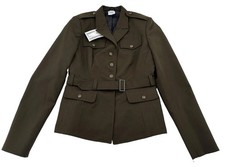 Army Green Service Uniform Womens AGSU Jacket Coat 16 MP Military Wool Blend New picture