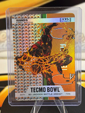 Hands 1st Edition Tecmo Bowl Bo Jackson Battle Arena Fire EZ74 Trading Card picture