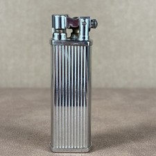 Kiribi Kenshi Mizo Silver Pipe Lighter Made in Japan Dual Flame Butane picture