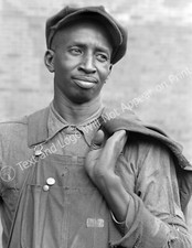 1938  Steel Worker, Midland, PA Old Photo 8.5