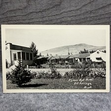 Symes Apt Hotel Hot Springs Montana RPPC Postcard Meir's Studio Polson MT picture
