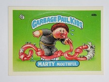 1985 Topps Garbage Pail Kids GPK -Series 2 #48b MARTY MOUTHFUL (NM) SEE PICS picture