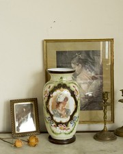 jf01732 French *French antique*miscellaneous goods Napoleon III style flower picture