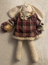 VIntage “RARE” Attic Babies Easter Bunny Rag Doll Collectible Item  picture