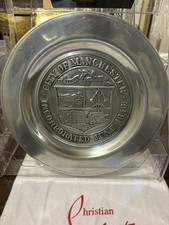 Rare .925 silver Wilton RWP Manchester NH Special Commission Silver Civic Seal  picture