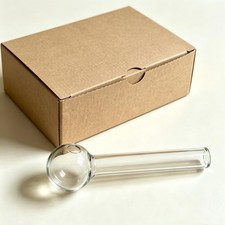 Oil System Lamp Burners, Borosilicate Clear Glass, 4 inch, Choose Your Quantity picture