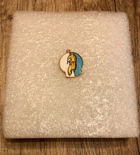 Cycling - WHITE 90s Medal - Cycling - Original Enamel - Fausto Coppi picture
