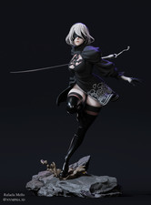 2B Nier Automata  1/4 Scale Resin Figure  Nympha3D  14-Piece Display Kit picture