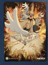 2026 Disney Cenèse Boutique Diamond Signature Donald Daisy Goofy Auto 10/10 picture