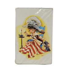 VTG Stardust Pinochle Cards Betsy Ross Chri Sealed Nu-Vue USA Patriotic picture