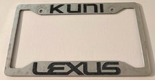 Kuni Lexus Dealership License Plate Frame Vancouver Canada picture