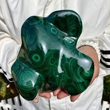 4.23LB Natural Polished Malachite Mineral freeform specimen Reiki Stone picture
