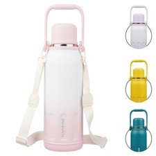 BJPKPK Insulated 50oz Thermal Water Bottle with Lid and 50 Ounces, Pink Pearl picture