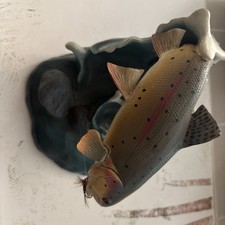 GENTLE YELLOWSTONE TROUT SCULPTURE picture