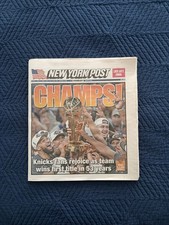 Knicks 2026 NBA Champions New York post picture