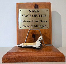 NASA Space Shuttle 1979 Teledyne Worker Keepsake Piece Plaque RARE One of a kind picture
