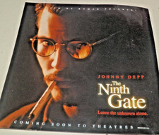 Vintage Horror Advertising Card-The Ninth Gate-Johnny Depp and The Limey picture