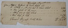 1833 MA Militia General Aaron Capen Caleb Wilson Chaise Wheel Bill Dorchester picture