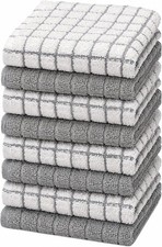 Bumble Dish Cloths 8pk 100% Cotton Kitchen Towels 12x12
