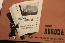 1953 Aurora Yearbook Thomas Jefferson High School Brooklyn New York picture