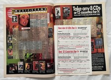 1992 VTG Columbia House Music CDs / Cassettes Magazine Ad -  picture