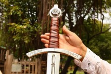 Faithkeeper Sword, Medieval Templar Sword Replica, Stainless Steel sword picture