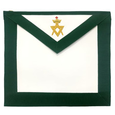 Allied Masonic Degrees AMD Member Apron Hand Embroidered Masonic Regalia picture