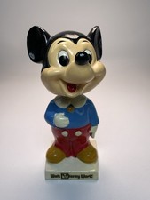 RARE 1970’s Bobble Head Nodder Mickey Mouse Walt Disney Product Japan picture