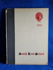 1954 South Kent School Yearbook Vintage Hardcover Connecticut Annual picture