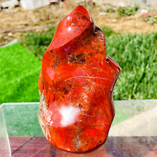 1170g Rare Large Natural Red Ocean Jasper Torch Quartz Crystal Display Healing picture