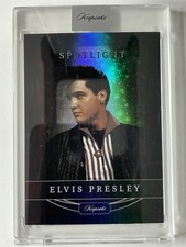2026 Keepsake Elvis Presley Spotlight #16 Holo Blue 005/100 Encased picture