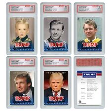 2015 DONALD TRUMP 45th President GENUINE Life & Times 5-Card Set - GEM-MINT 10 picture