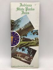 1978 INDIANA STATE PARKS INNS Turkey Run Abe Martin Lodge Travel Brochure & Map picture