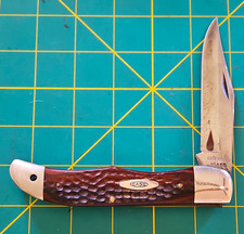 Vintage Case XX 6265 SAB Folding Pocket Knife - Bone Stag Handle 10 dots picture