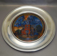Jefferson Pewter US Historical Society Constitution Bicentennial Stained Glass picture