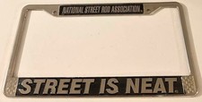 NSRA National Street Rod Association Booster License Plate Frame Street Is Neat picture