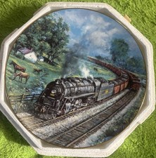 The Hamilton Collection Train Plate Kentucky's Red River Valley Plate No. 3136A picture