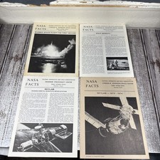NASA Facts 1970s Lot Of 4 Pamphlets picture