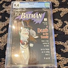 Batman #429 CGC 9.4 (1989) A Death in the Family Joker Robin White Pages Hot picture