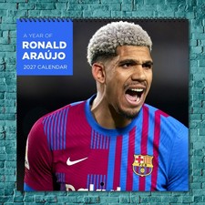 Ronald Araújo 2027 Wall Calendar 12 Month Celebrity Photo Fan Collectible picture