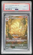 2023 Pokemon SV Obsidian Flames EN #199/197 Ninetales Illustration Rare PSA 10 picture