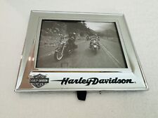 Harley Davidson Chrome Picture Frame Vintage Harley Motor Riders Photo Frame  picture