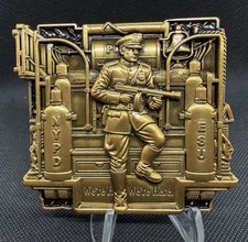 NYPD Emergency Service Unit Past Vs Present ESU Truck Challenge Coin picture