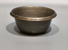 Real Nice Tibet 19th Century Old Antique Buddhist Alloy Copper Offering Bowl picture