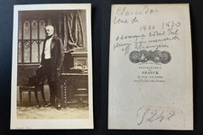 Franck, Paris, George William Frederick Villiers, Earl of Clarendon Vintage album picture