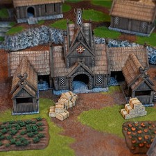 Royal Stable | Kingdom of Saxonia Vol 2 | 28mm Tabletop Terrain | Fantasy picture