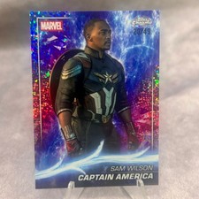 Captain America #167 Ms. Marvel Speckle 20/49 2025 Topps Chrome Marvel Studios picture